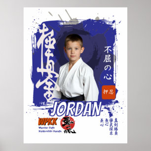 Poster Comemoração de Cinto de Aluno de Dojo Kyokushin