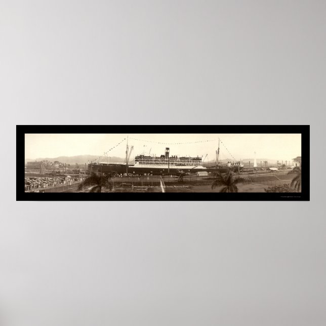 Póster Comemoração Foto do Panamá 1939 (Frente)