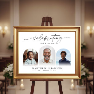 Poster Comemorando a Vida 3 Fotos Memorial