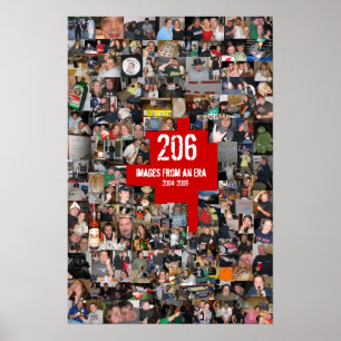 poster comemorativa de 206