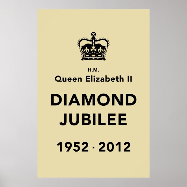 Poster Comemorativa de Diamond Jubilee [Calm] (Frente)