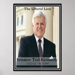 Poster comemorativo de Edward Kennedy