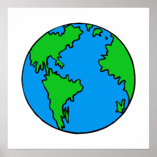 Póster Comemore o Dia da Terra