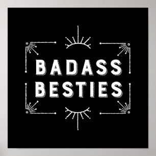 Póster Comemore seus melhores amigos - grupo Besties da