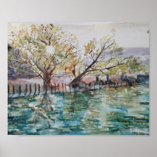 Poster Comenda ao entardecer