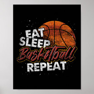 Poster Comer Dormir Sketll Repetir Sketll Jogador Sketll