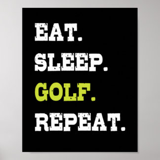 Poster Comer Golf Golf Ball Clusters Golfistas