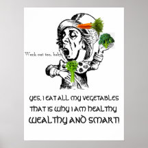 POSTER - COMER SAUDÁVEL POSTER de 18 x 24"