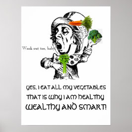 POSTER - COMER SAUDÁVEL POSTER de 18 x 24"