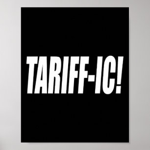 Poster Comércio Tarifário Tarifa Trump Tarifa Terrífica F