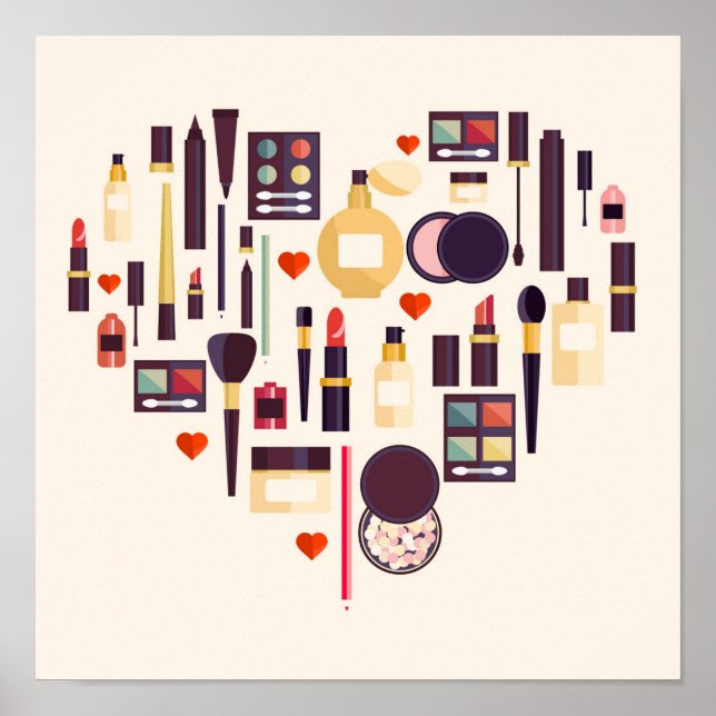 Poster Comestics Heart (Frente)