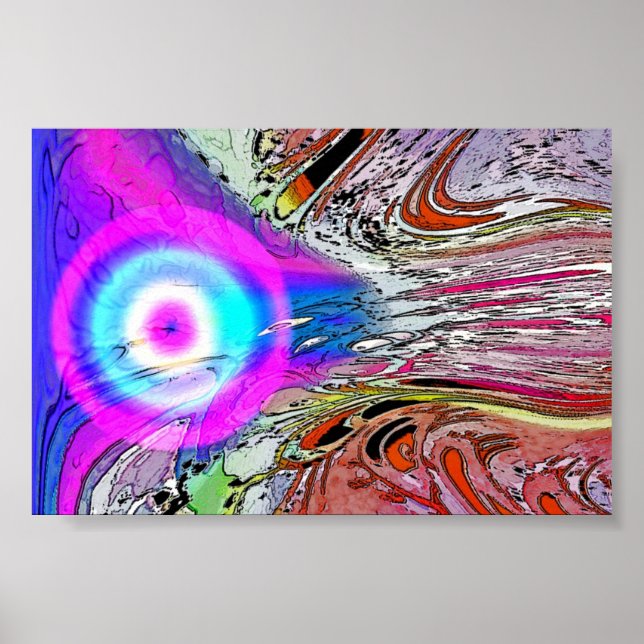 Póster Cometa brilhante (Frente)