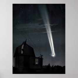 Poster Cometa do Excelente de 1881