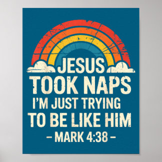 Poster Cômico Jesus Retro Dormiu Marca