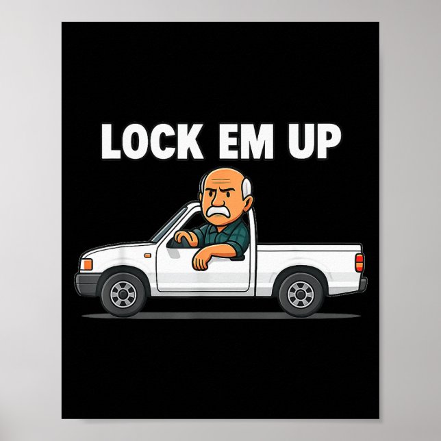 Poster Cômico Trancar Em Propriedade Privada  (Frente)