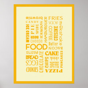Póster Comida