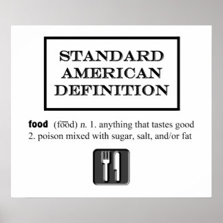 Póster Comida?