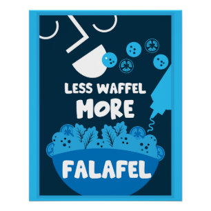 Póster Comida da Rua Falafel