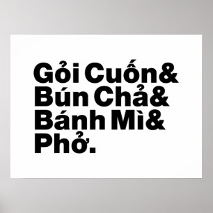 Poster Comida da rua vietnamita
