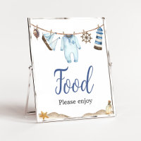 Comida de Chá de fraldas Ahoy do Marinheiro Náutic