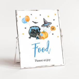 Poster Comida de Chá de fraldas do Menino Boo Ghost