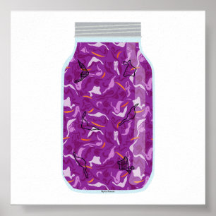 Poster Comida de latas - Coleslaw recolhido