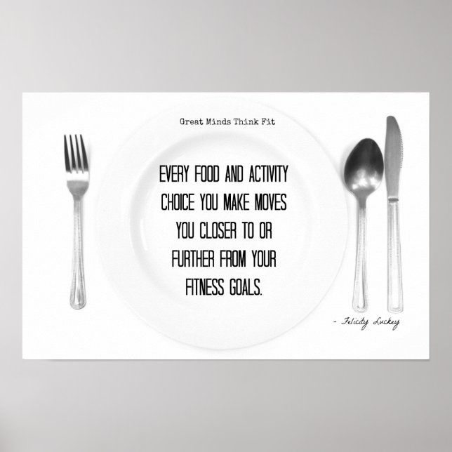 Póster Comida de malhação e opções de atividade! (Frente)