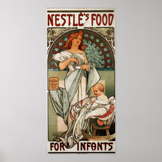 Póster Comida De Nestles Para Criança (Frente)