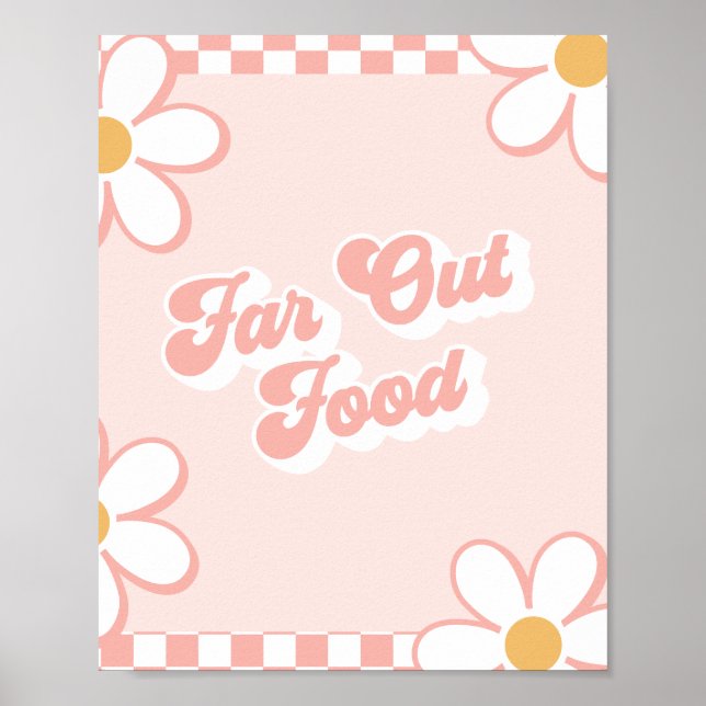 Poster Comida Fora de Série Sinal de Comida para Chá de B (Frente)
