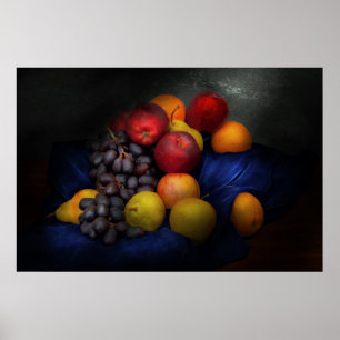 Póster Comida - Fruta - Natureza-morta de frutas