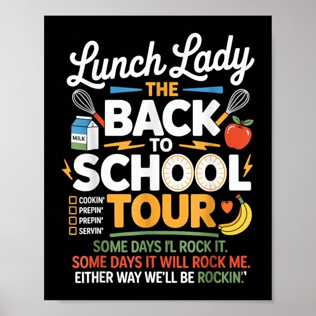 Poster Comida Humor de Volta à Escola (Frente)
