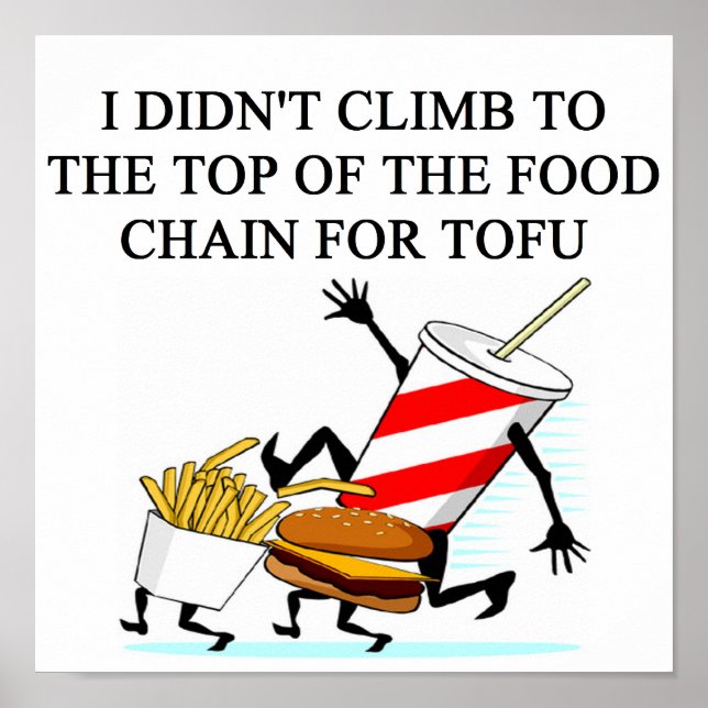 Póster comida policial amti vegan piada (Frente)