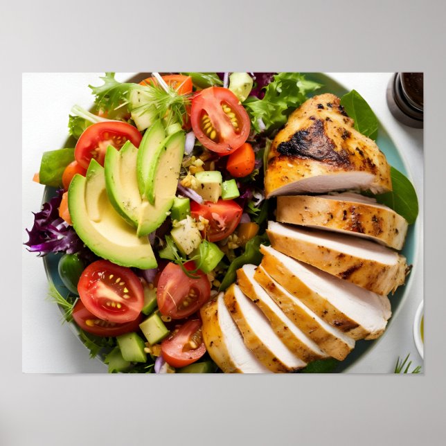 Poster Comida saudável (Frente)