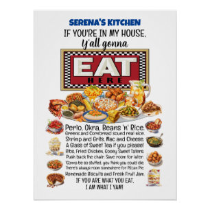 Póster Comida Sul para a Alma