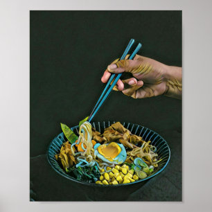 Poster Comidas japonesas