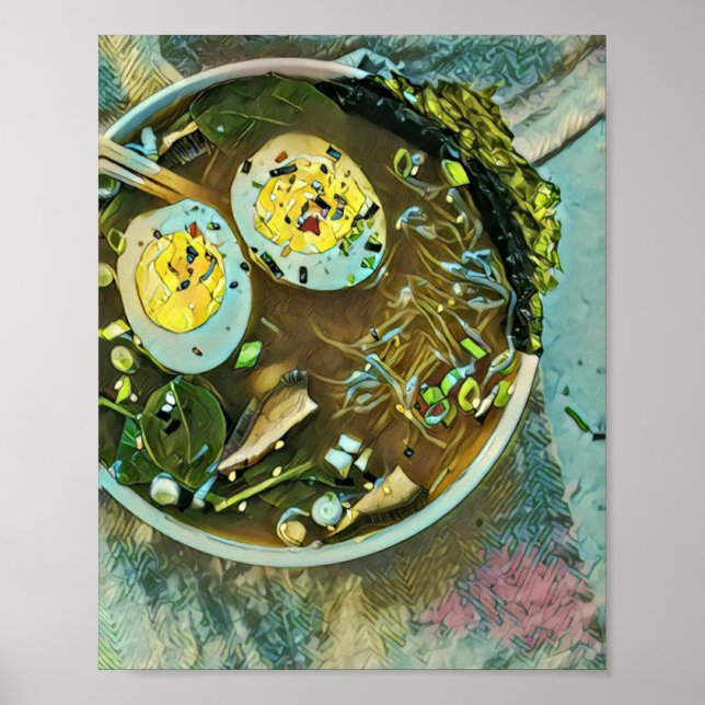 Poster Comidas japonesas (Frente)