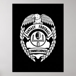 Poster Comissário do futebol da fantasia