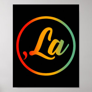 Poster Comma La Kamala Harris Para Presidente 2024