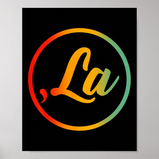 Poster Comma La Kamala Harris Para Presidente 2024 (Frente)