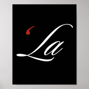 Poster Comma La Kamala Harris Pontuação Engraçada La Elec