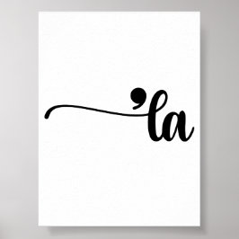 Poster Comma La Kamala Harris Pontuação La Election