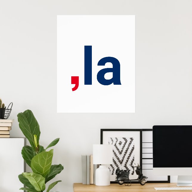 Poster Comma La kamala pronúncia engraçada patriótica (Escritório em casa)