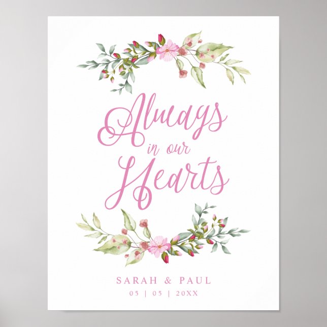 Poster Commemorative Design Loved Ones in Loving Memory (Frente)