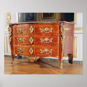 Póster Commode francês da regência, c.1720