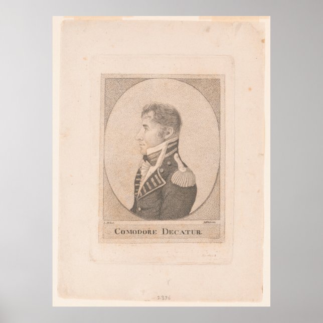 Poster Commodore Stephen Decatur (Frente)