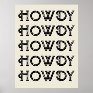 Poster Como a Typografia Western Wall Ranch Cabin Home