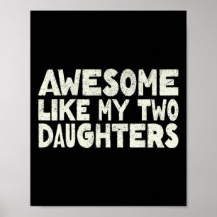 Poster Como As Minhas Duas Filhas Felizes Pais De Dia de 