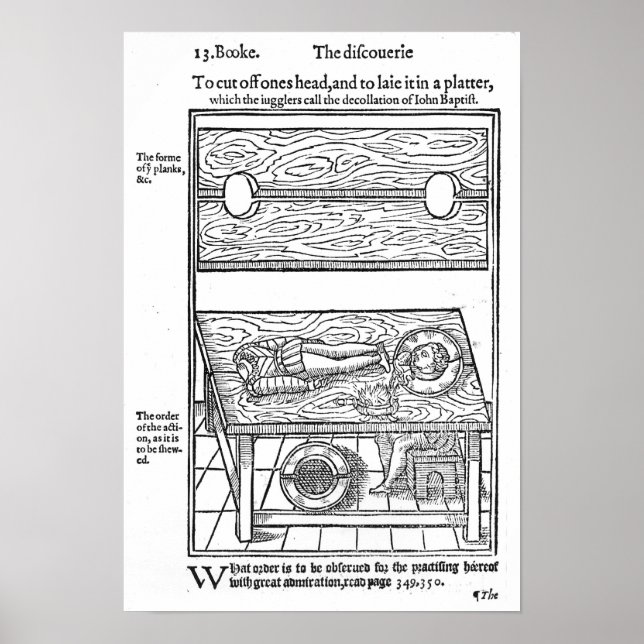 Póster Como cortar a cabeça (Frente)