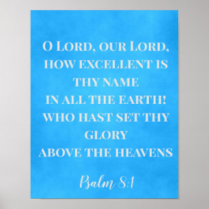 Poster Como é excelente o teu nome