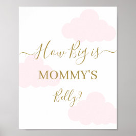 Poster Como é grande o sinal das nuvens de Mamãe